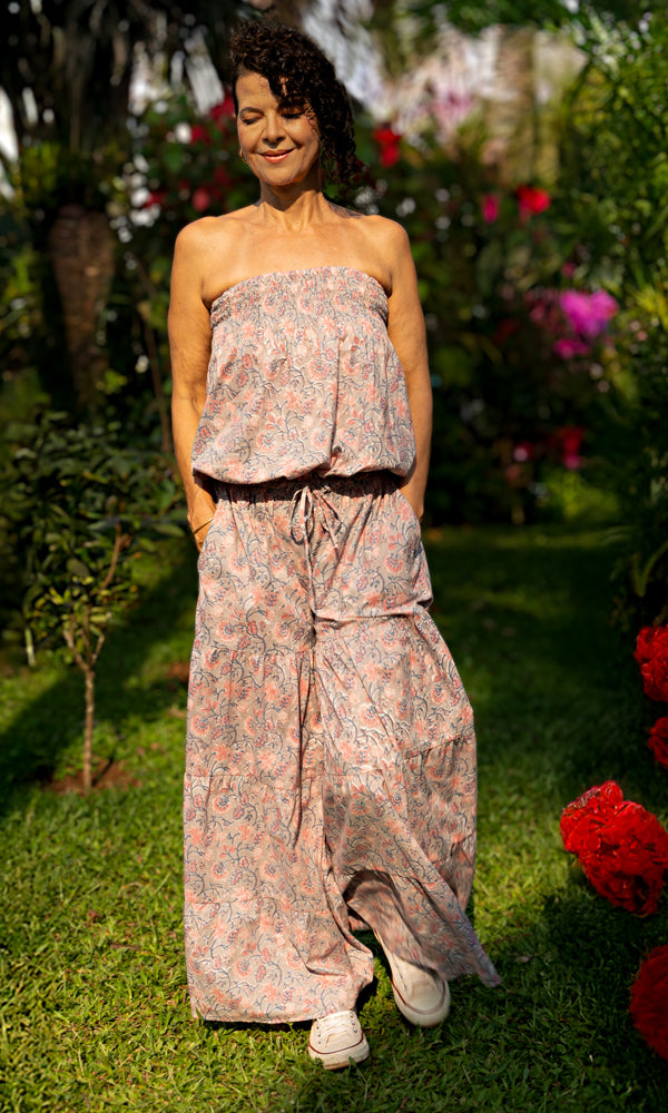 Cupid Jumpsuit - Blockprint AV4