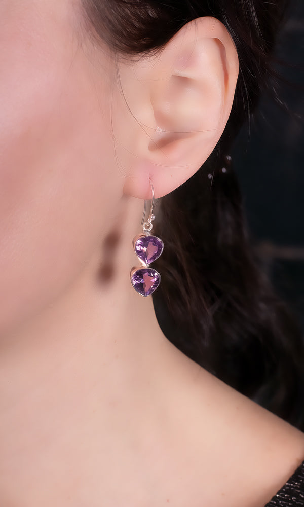 Amethyst Earring - E37