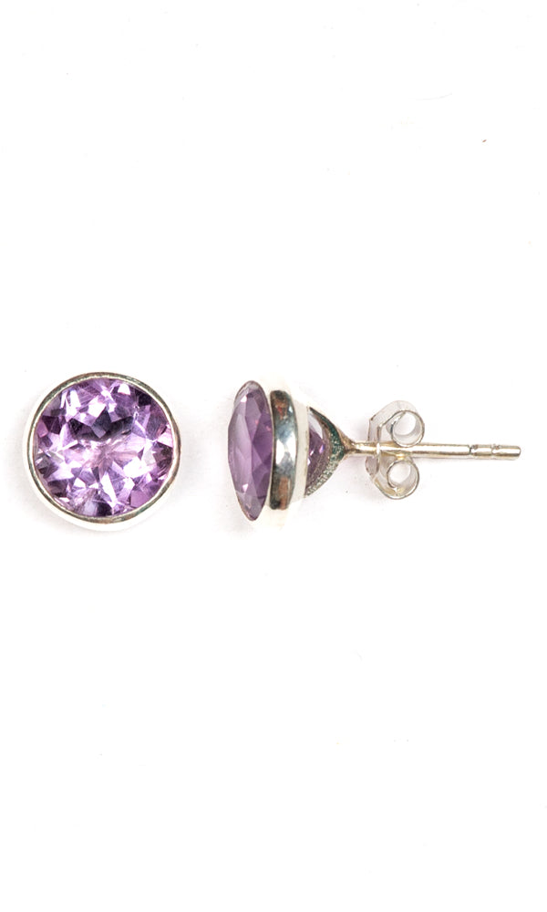 Amethyst Studs S27