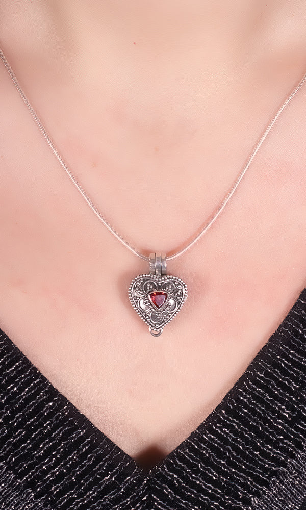 Heart Locket Pendant SP6