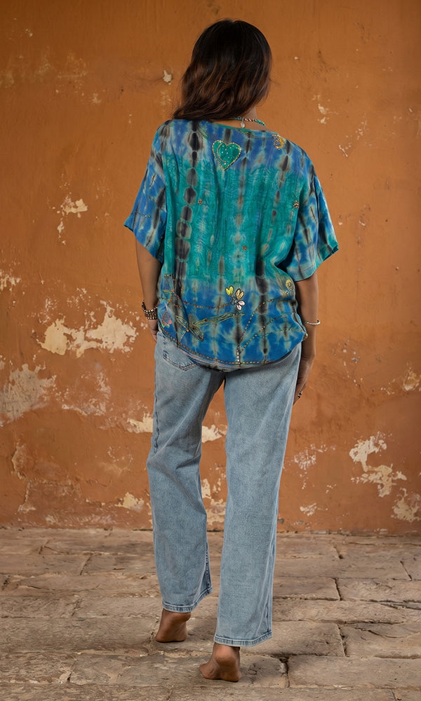 Jezabel Silk T-Shirt 5