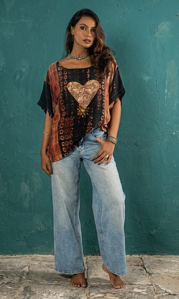 Jezabel Silk T-Shirt - JTS13
