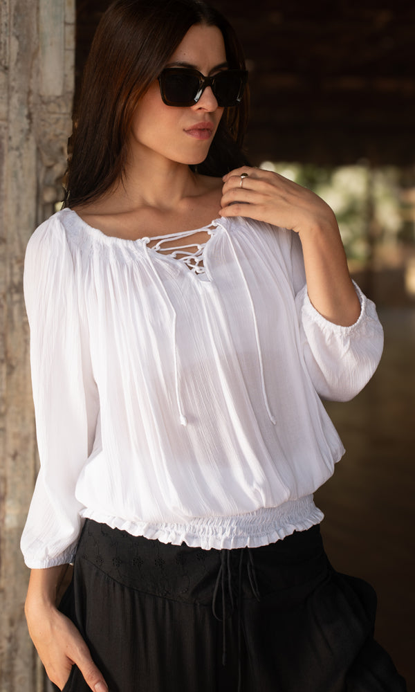 Angelica Top - White