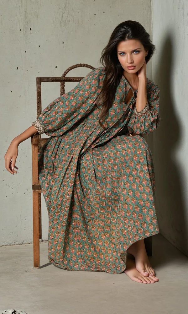 Freedom Dress - Blockprint AV6