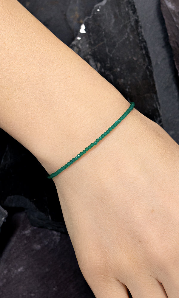 Green Onyx Beaded Bracelet 1