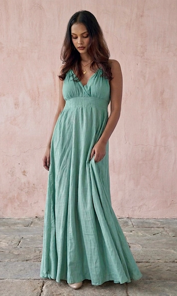 Ava Dress - Green