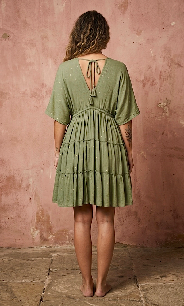 Roma Dress - Olive