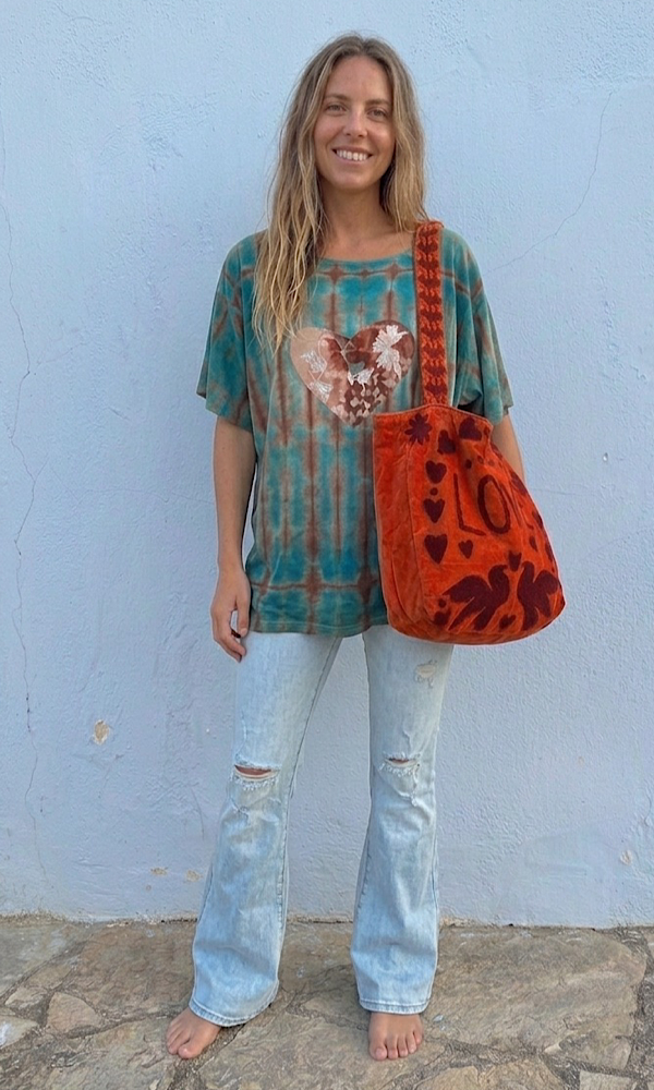 Love Peace Bag - Orange