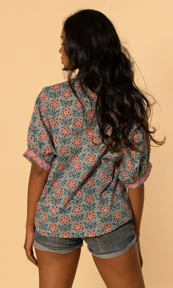 Layla Shirt - Blockprint AV2