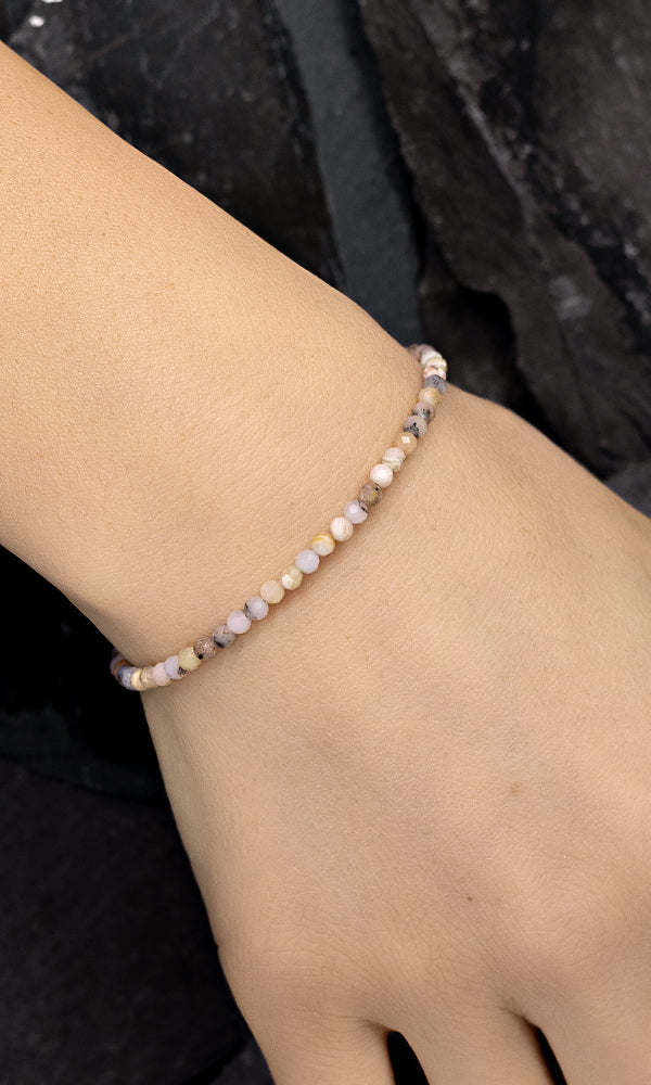 Pink Opal Beaded Bracelet 1