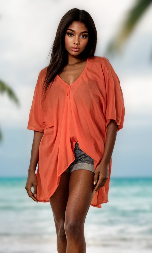 Bellini Kaftan - Papaya