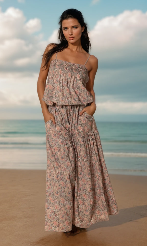 Cupid Jumpsuit - Blockprint AV4