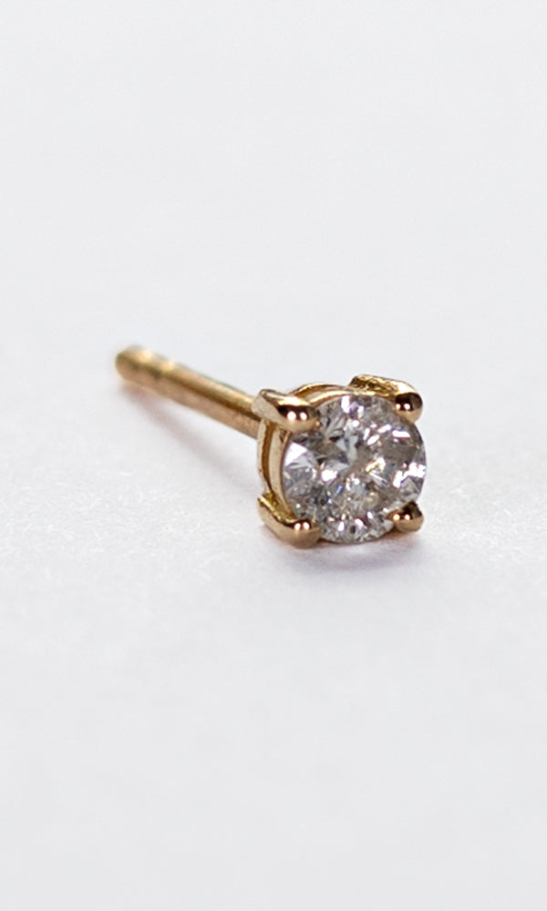 Gold Diamond Studs