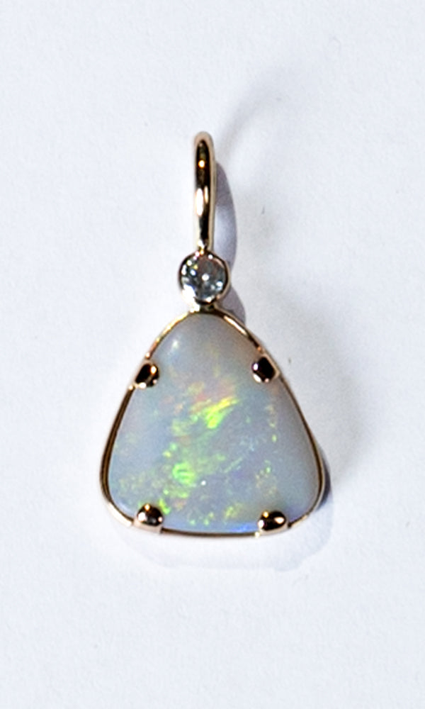 Gold Opal Pendant - 9