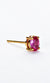Gold Ruby Studs
