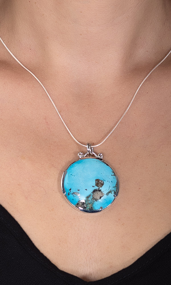 Iranian Turquoise Pendant 1