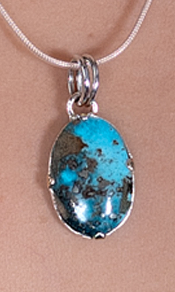 Iranian Turquoise Pendant 4