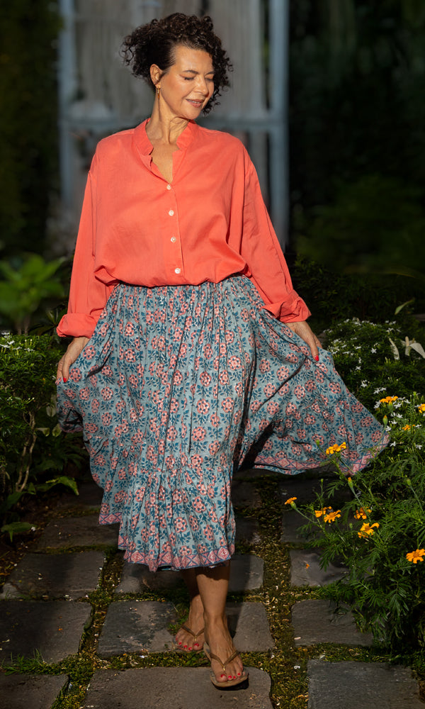 Isabella Shirt - Papaya