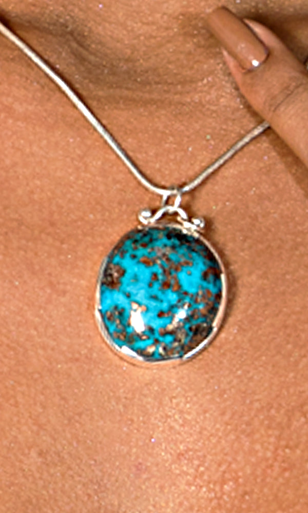 Iranian Turquoise Pendant 1