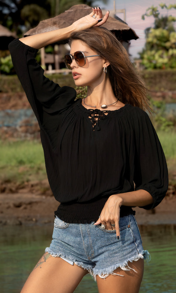 Angelica Top - Black