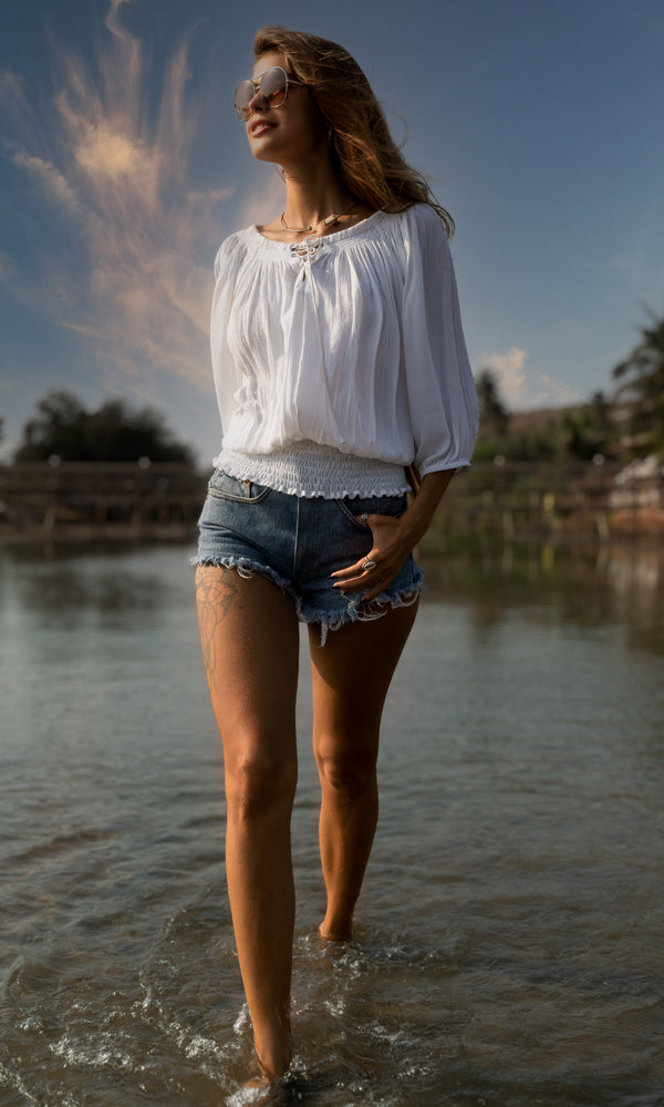 Angelica Top - White