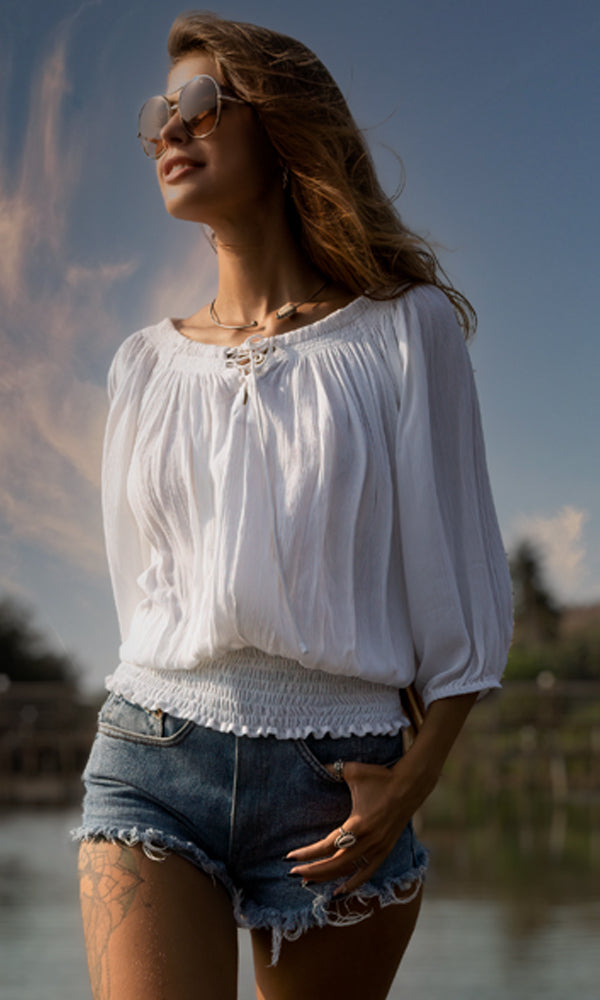 Angelica Top - White