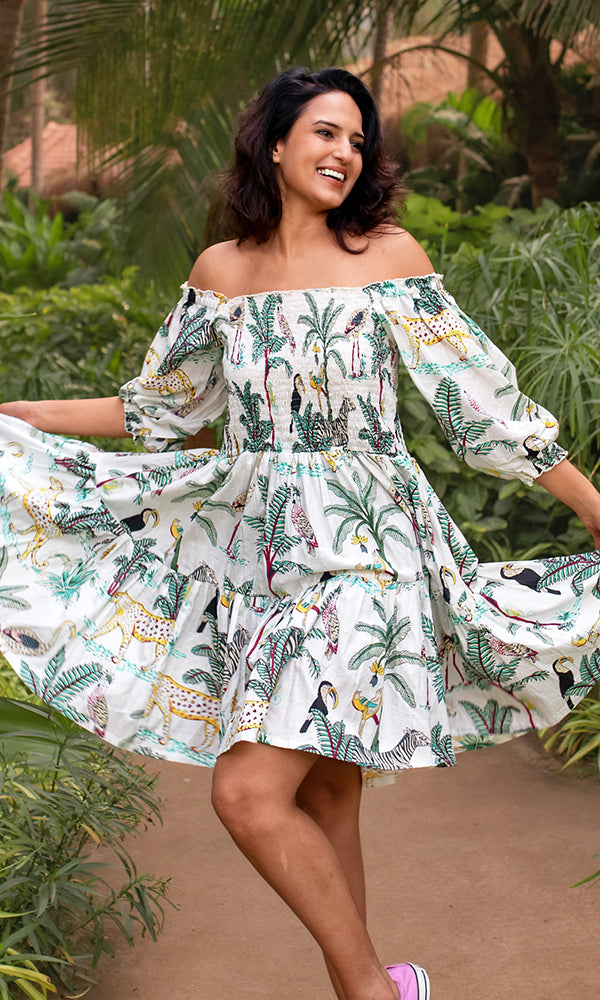 Bella Dress - Jungle