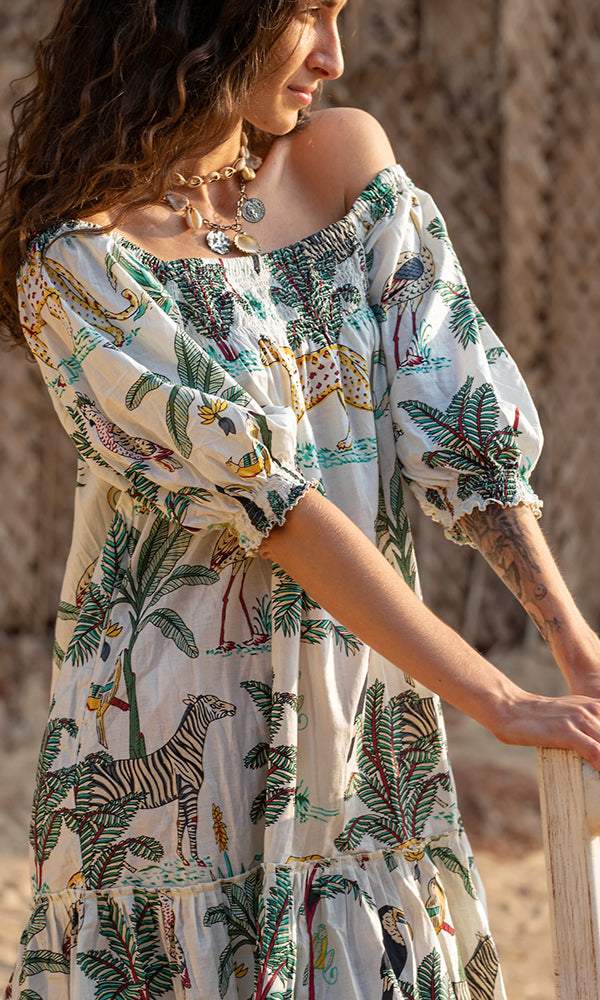 Delilah Dress - Jungle