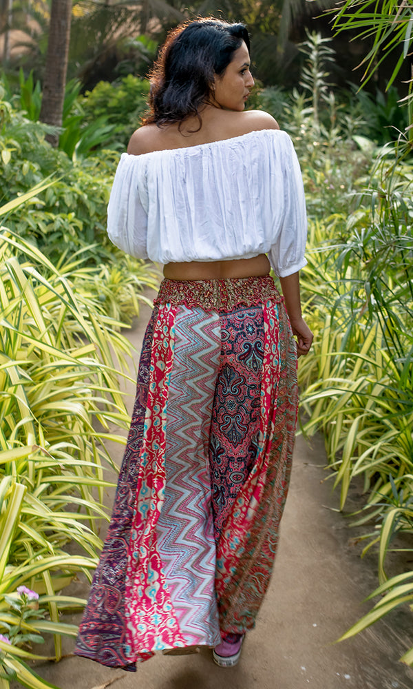 Glastonbury Trousers - Multicolour Pink Tone