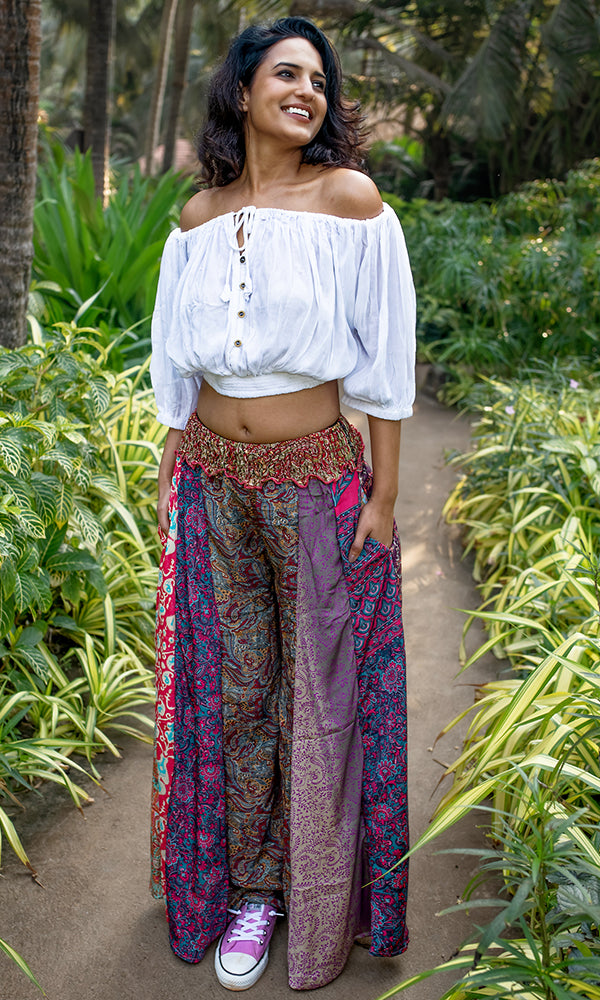 Glastonbury Trousers - Multicolour Pink Tone