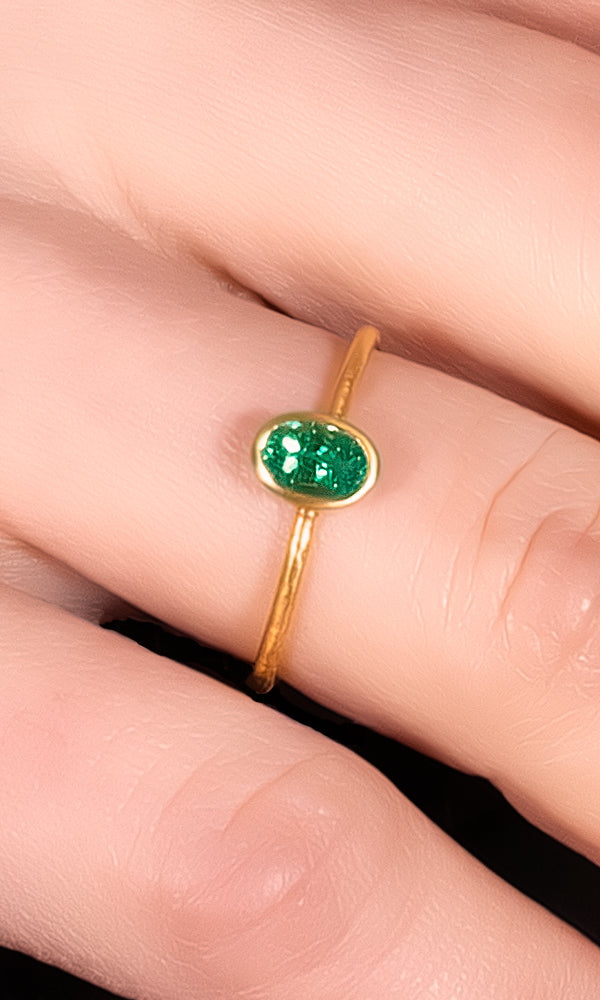Gold+Emerald Ring - RG2202