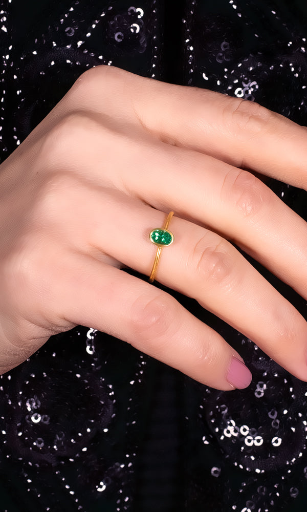 Gold+Emerald Ring - RG2202