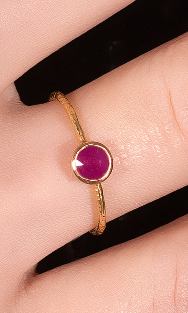 Gold+Ruby Ring - RG2205