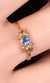 Gold+Sapphire+Diamond Ring - RG2207