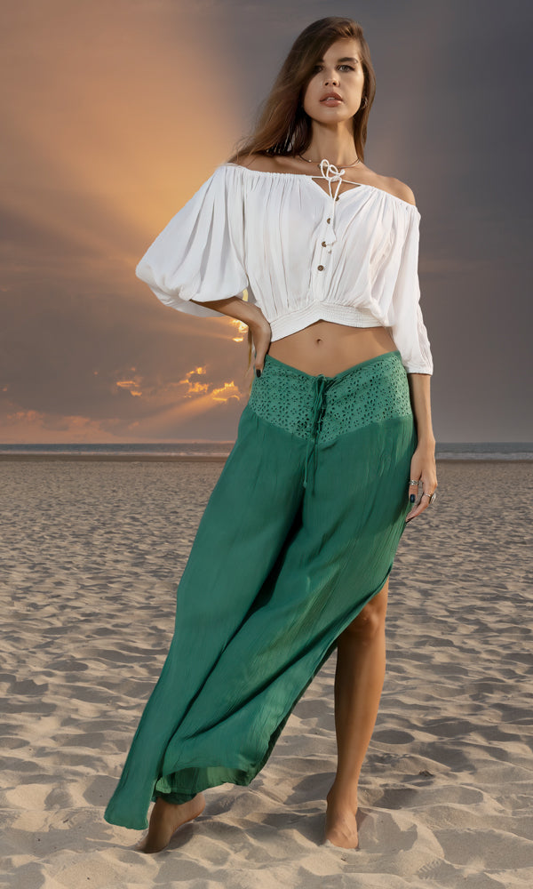 Rosalea Trousers - Verdure