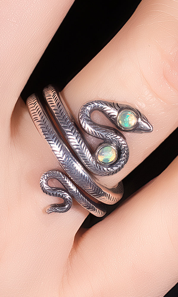 Opal Snake Ring - RS2202