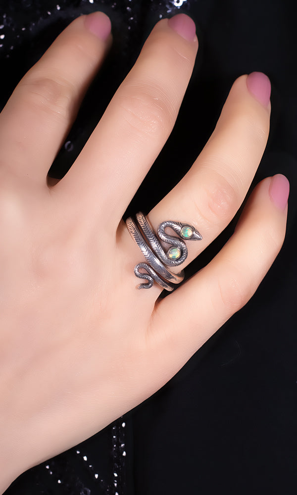 Opal Snake Ring - RS2202